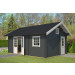  Outdoor Life Products | Tuinhuis Caroline 390 x 575 | Gecoat | Carbon Grey-Wit 210196-01